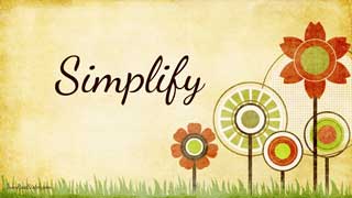 simplify